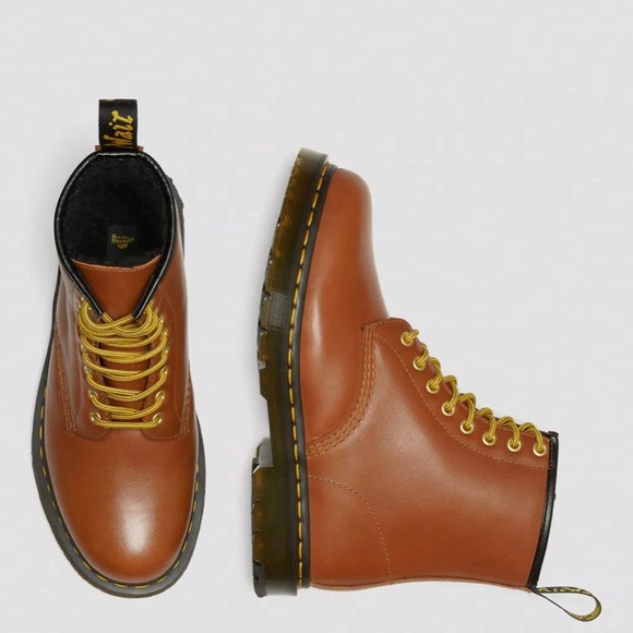 Dr. Martens 1460s Winter Grip Leather Lace-Up Boots - Picture 2 of 10